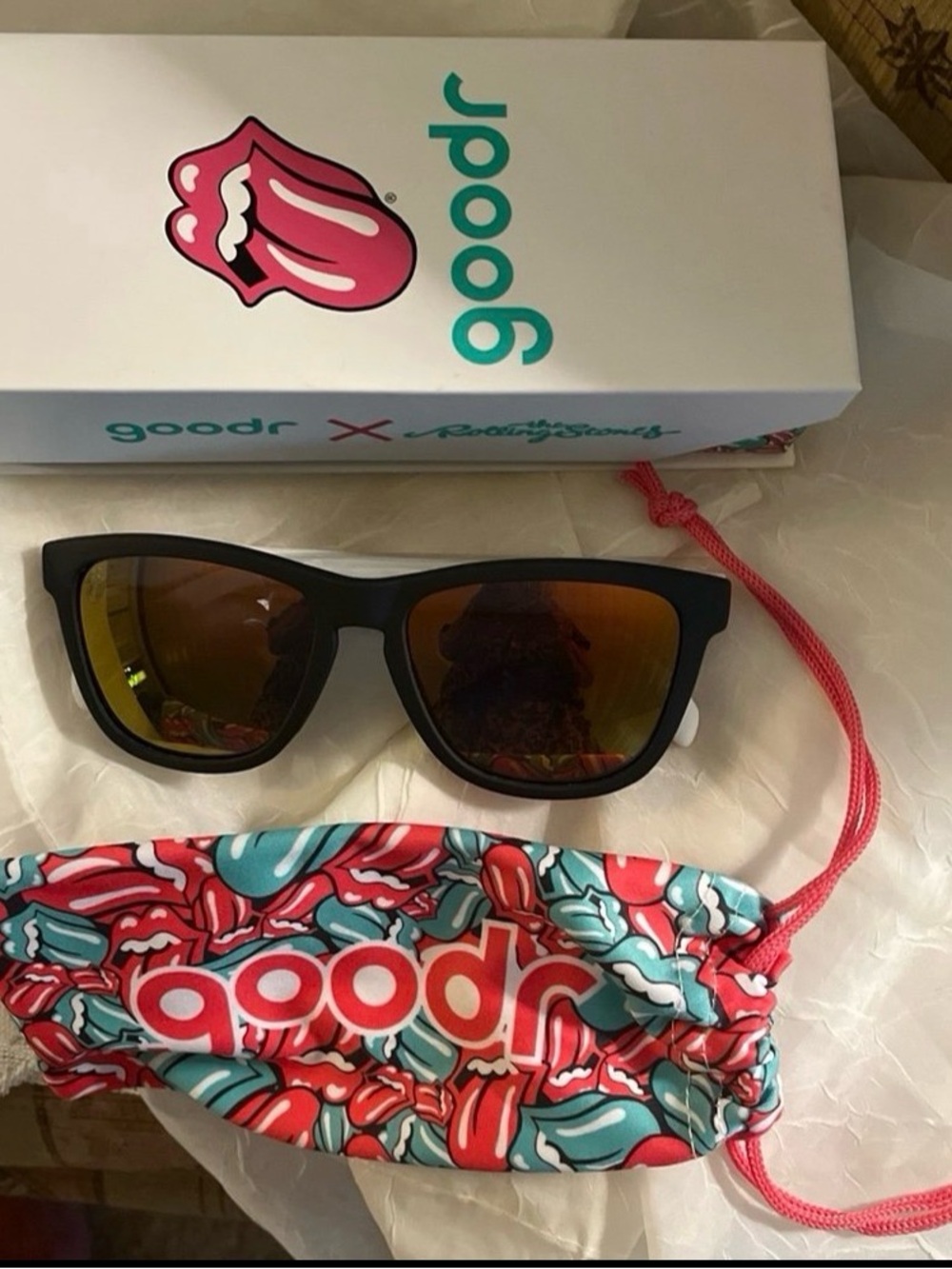 Rolling Stones Exhile On Main Street Goodr Sunglasses *NEW*